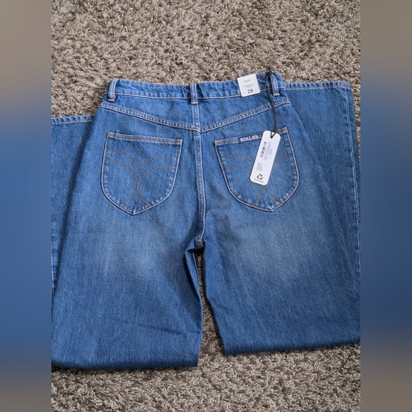 ROLLA'S Heidi Highrise Straight Leg Jean Size 28 - Picture 6 of 8